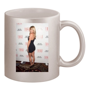 Sara Jean Underwood 11oz Metallic Silver Mug