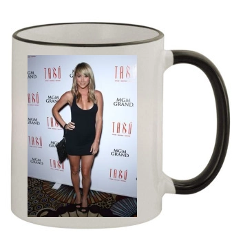 Sara Jean Underwood 11oz Colored Rim & Handle Mug