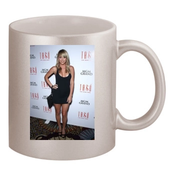 Sara Jean Underwood 11oz Metallic Silver Mug