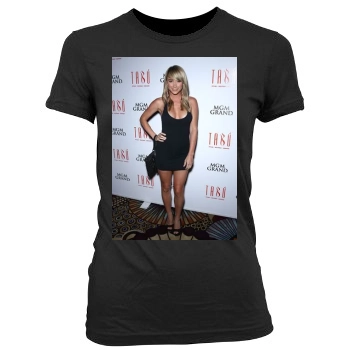 Sara Jean Underwood Women's Junior Cut Crewneck T-Shirt