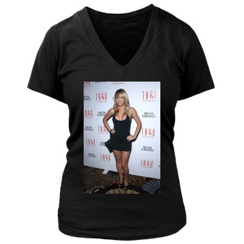 Sara Jean Underwood Women's Deep V-Neck TShirt