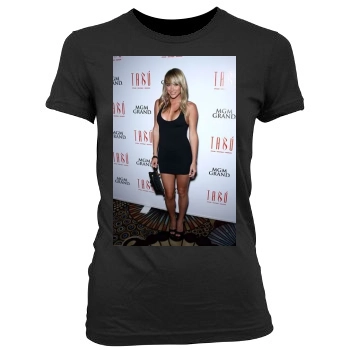 Sara Jean Underwood Women's Junior Cut Crewneck T-Shirt