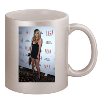 Sara Jean Underwood 11oz Metallic Silver Mug