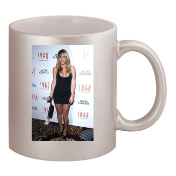 Sara Jean Underwood 11oz Metallic Silver Mug