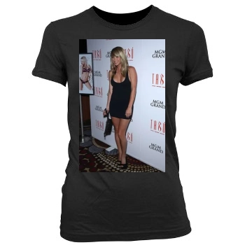 Sara Jean Underwood Women's Junior Cut Crewneck T-Shirt