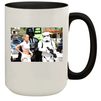 Sara Jean Underwood 15oz Colored Inner & Handle Mug