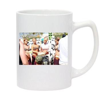 Sara Jean Underwood 14oz White Statesman Mug