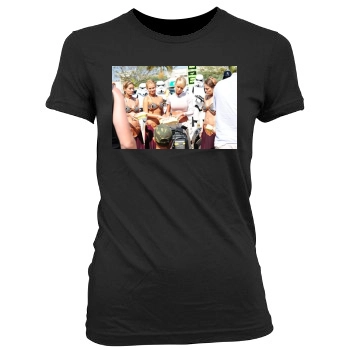 Sara Jean Underwood Women's Junior Cut Crewneck T-Shirt