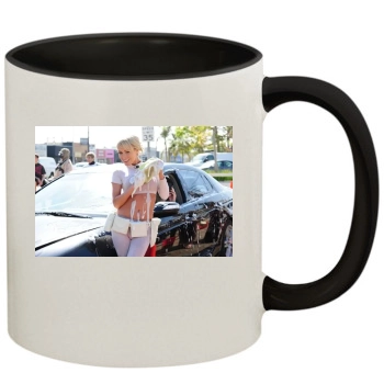 Sara Jean Underwood 11oz Colored Inner & Handle Mug