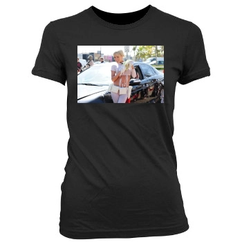 Sara Jean Underwood Women's Junior Cut Crewneck T-Shirt