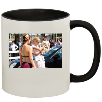 Sara Jean Underwood 11oz Colored Inner & Handle Mug