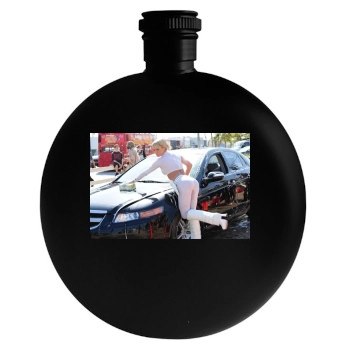 Sara Jean Underwood Round Flask