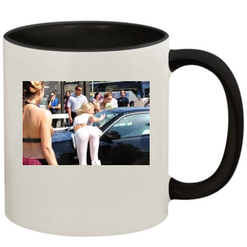 Sara Jean Underwood 11oz Colored Inner & Handle Mug