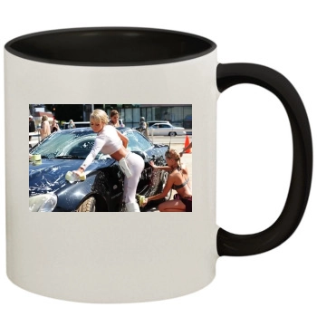 Sara Jean Underwood 11oz Colored Inner & Handle Mug