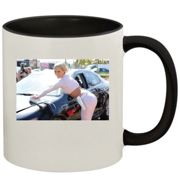 Sara Jean Underwood 11oz Colored Inner & Handle Mug