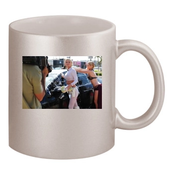 Sara Jean Underwood 11oz Metallic Silver Mug