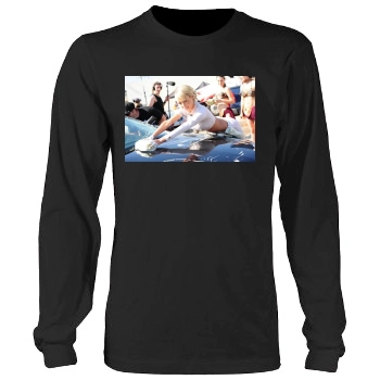 Sara Jean Underwood Men's Heavy Long Sleeve TShirt