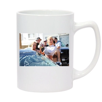 Sara Jean Underwood 14oz White Statesman Mug