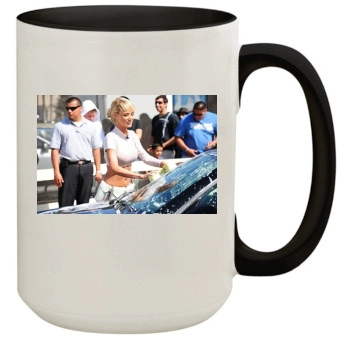 Sara Jean Underwood 15oz Colored Inner & Handle Mug