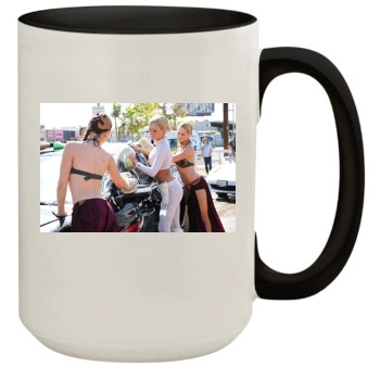 Sara Jean Underwood 15oz Colored Inner & Handle Mug