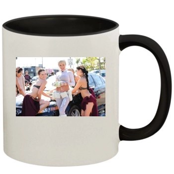 Sara Jean Underwood 11oz Colored Inner & Handle Mug