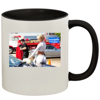 Sara Jean Underwood 11oz Colored Inner & Handle Mug