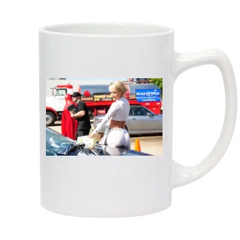 Sara Jean Underwood 14oz White Statesman Mug