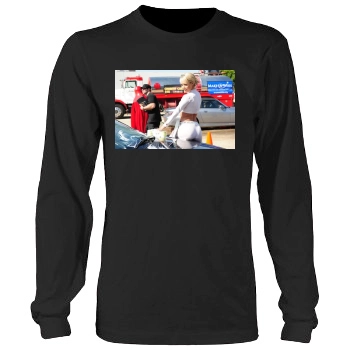 Sara Jean Underwood Men's Heavy Long Sleeve TShirt