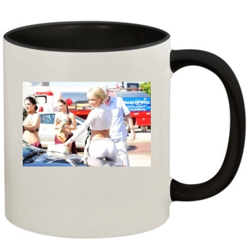 Sara Jean Underwood 11oz Colored Inner & Handle Mug