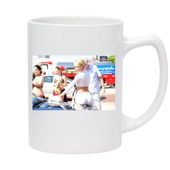 Sara Jean Underwood 14oz White Statesman Mug