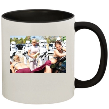 Sara Jean Underwood 11oz Colored Inner & Handle Mug