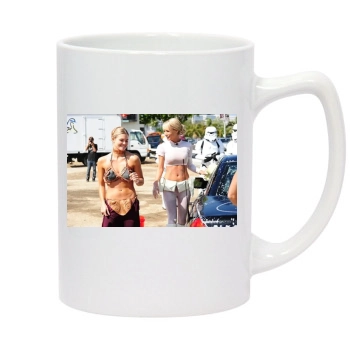 Sara Jean Underwood 14oz White Statesman Mug