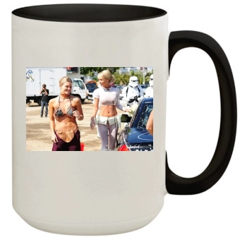 Sara Jean Underwood 15oz Colored Inner & Handle Mug