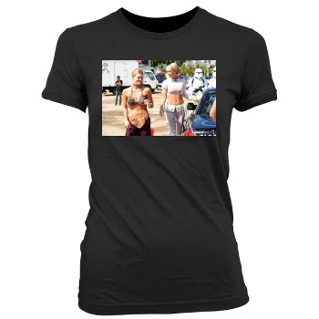 Sara Jean Underwood Women's Junior Cut Crewneck T-Shirt