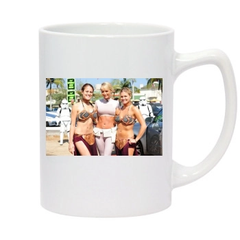 Sara Jean Underwood 14oz White Statesman Mug