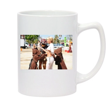 Sara Jean Underwood 14oz White Statesman Mug