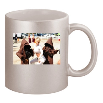 Sara Jean Underwood 11oz Metallic Silver Mug