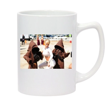 Sara Jean Underwood 14oz White Statesman Mug