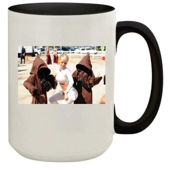 Sara Jean Underwood 15oz Colored Inner & Handle Mug