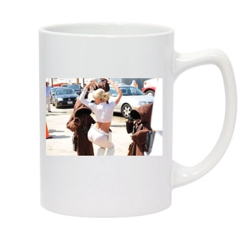 Sara Jean Underwood 14oz White Statesman Mug