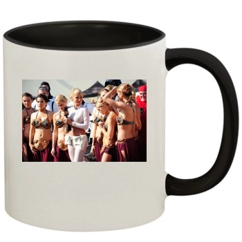 Sara Jean Underwood 11oz Colored Inner & Handle Mug