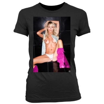 Sara Jean Underwood Women's Junior Cut Crewneck T-Shirt