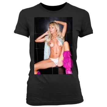 Sara Jean Underwood Women's Junior Cut Crewneck T-Shirt