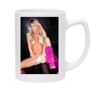 Sara Jean Underwood 14oz White Statesman Mug