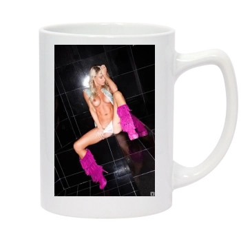 Sara Jean Underwood 14oz White Statesman Mug