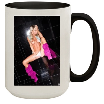 Sara Jean Underwood 15oz Colored Inner & Handle Mug