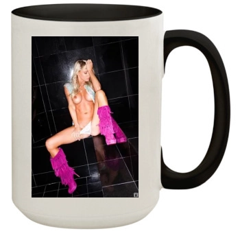 Sara Jean Underwood 15oz Colored Inner & Handle Mug