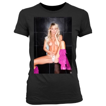 Sara Jean Underwood Women's Junior Cut Crewneck T-Shirt