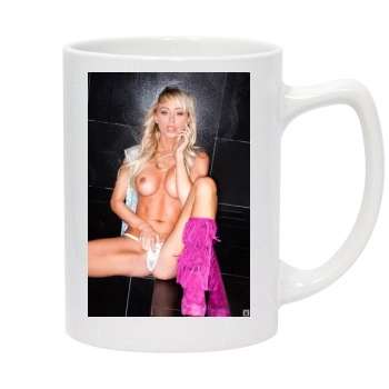 Sara Jean Underwood 14oz White Statesman Mug