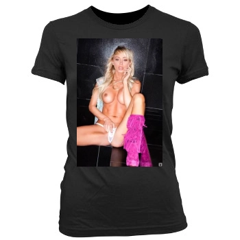 Sara Jean Underwood Women's Junior Cut Crewneck T-Shirt